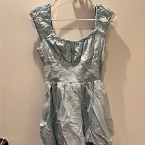 Aritzia Little Moon Light Blue Romper